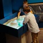 kids at Augmented Reality Table (1)